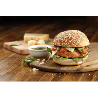 Hamburguesas con queso parmesano (2uds)