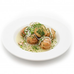 Albóndigas de merluza en salsa verde (600 grs)