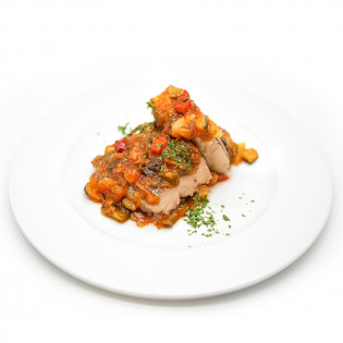 CENTROS DE BACALAO CON PISTO 600 gramos