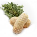 Muslos de pollo rellenos  de jamón ibérico y cuatro quesos (2 Uds)