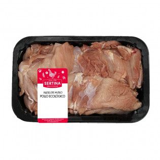 Filetes de muslo de pollo ecológico
