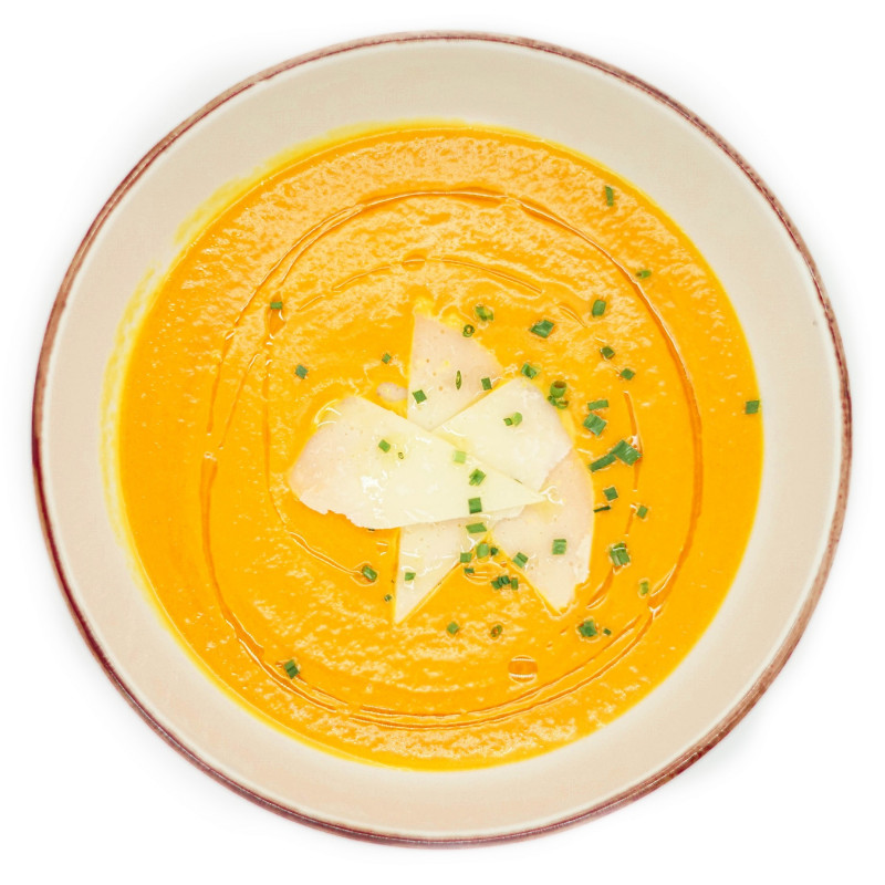 Crema de calabaza y parmesano (600 grs)