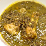 LENTEJAS CON POLLO DE CORRAL Y BOLETUS 600 gramos