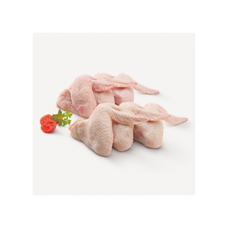 Alas de pollo blanco (6 piezas)