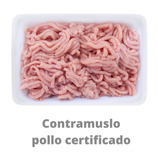 Carne picada de contramuslo de pollo certificado - (500 gramos)