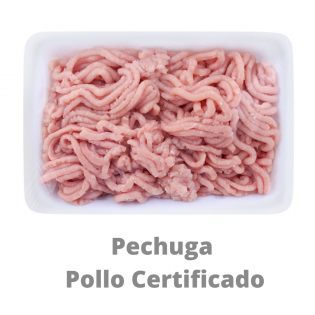 Carne picada de pechuga de pollo certificado - (500 gramos)