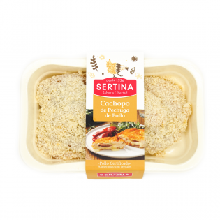 Comprar cachopos de pollo certif., jamón y queso l SERTINA