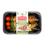 Comprar brochetas de pollo certificado y verduras l SERTINA