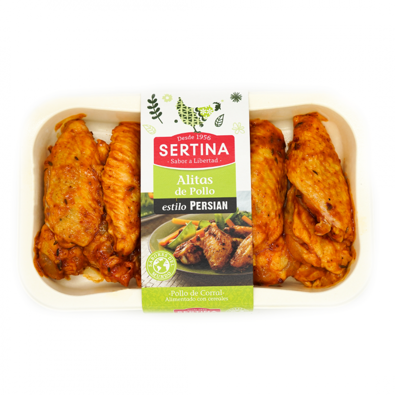 Comprar Alitas persian de pollo certificado Online | SERTINA