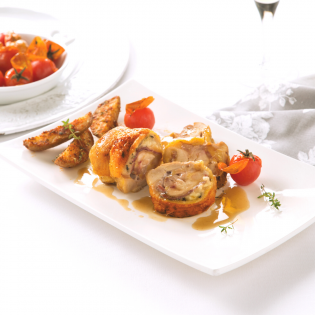 Comprar Muslos de pollo rellenos asados Online l SERTINA