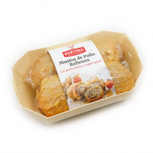 Comprar Muslos de pollo rellenos jamón ibérico l SERTINA