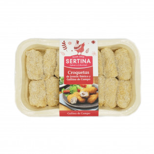 Comprar croquetas de gallina y jamón ibérico | SERTINA