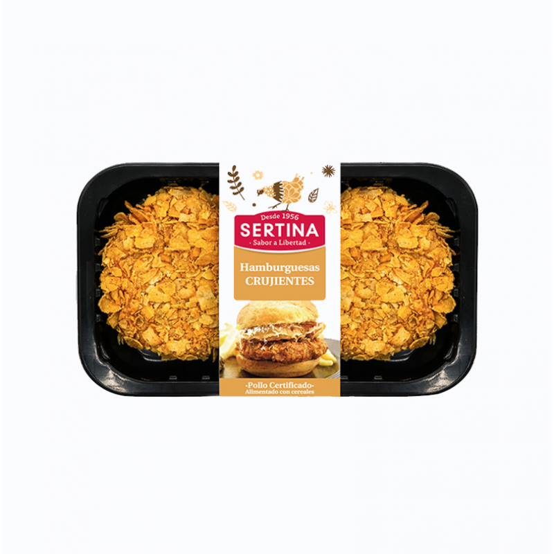 Comprar Hamburguesas de pollo crujiente Online l SERTINA