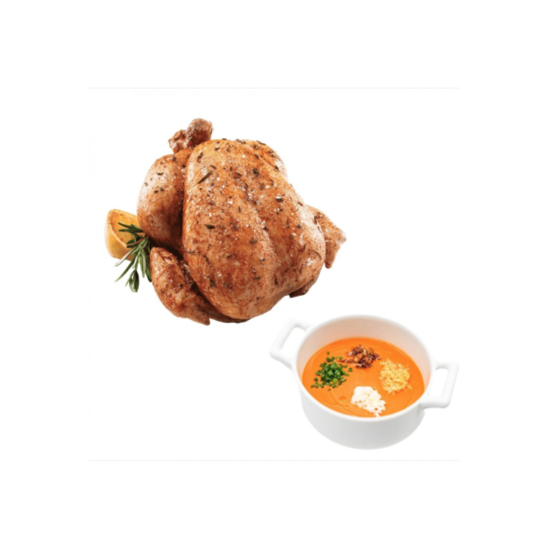 Comprar Pollo Asado + Ración Salmorejo Online | SERTINA