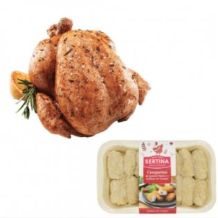 Comprar Pollo Asado + Croquetas Jamón y Gallina | SERTINA