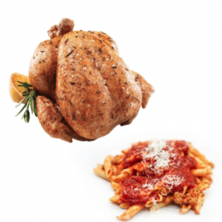 Comprar Pollo Asado + Ración Macarrones Boloñesa | SERTINA