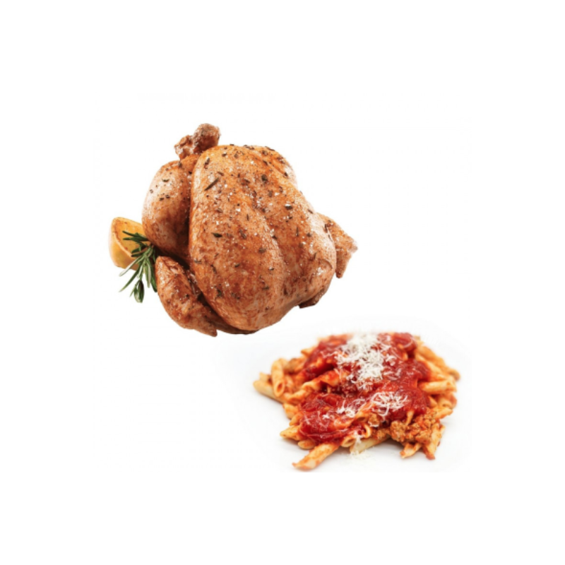 Comprar Pollo Asado + Ración Macarrones Boloñesa | SERTINA