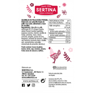 Comprar Solomillos Persian pollo certificado l SERTINA