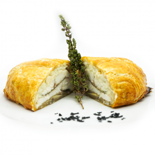 Lomos de lubina en hojaldre relleno de Vieiras- 1kg