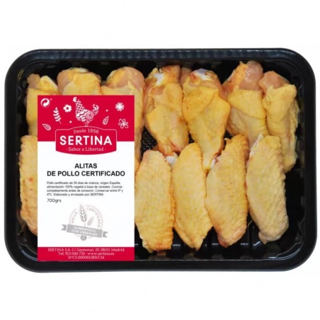 Alas de pollo de corral (7 piezas)