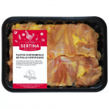 Filetes de contramuslo de pollo certificado