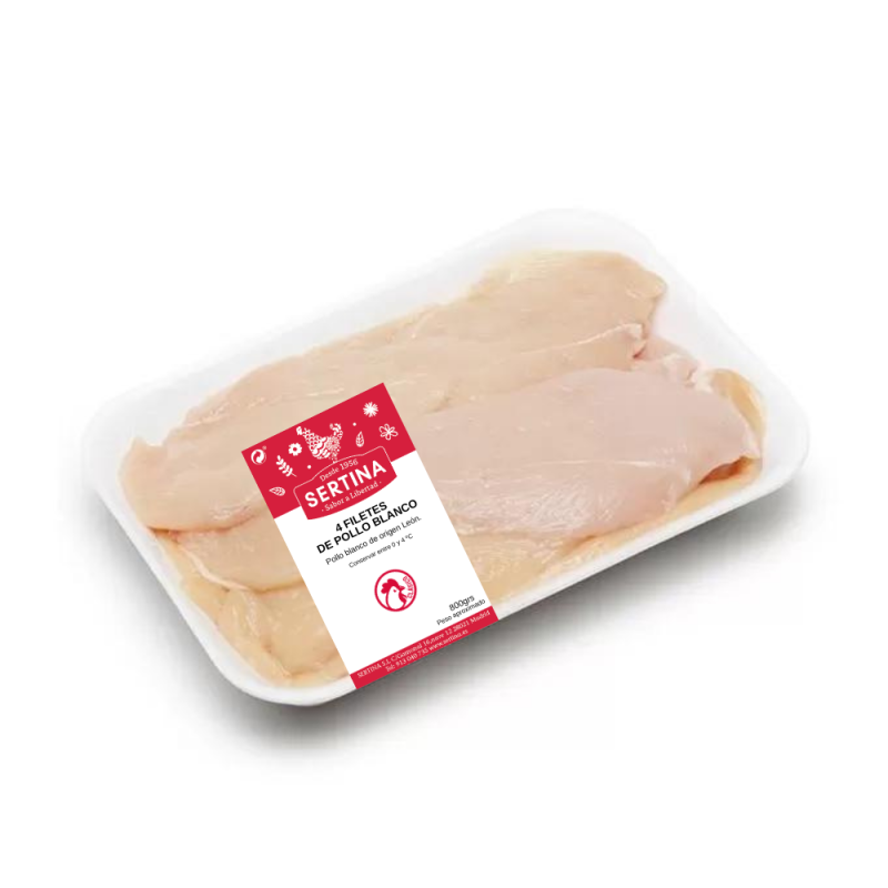 Filetes de pechuga de pollo (4 uds)