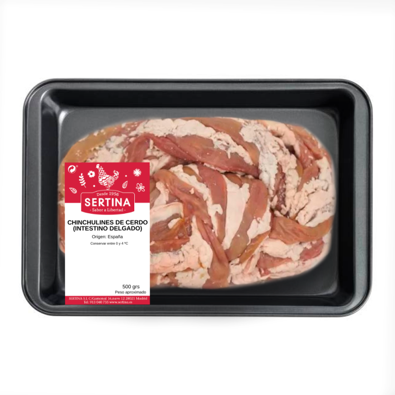 Chinchulines de cerdo (Intestino delgado) - (500 gramos)