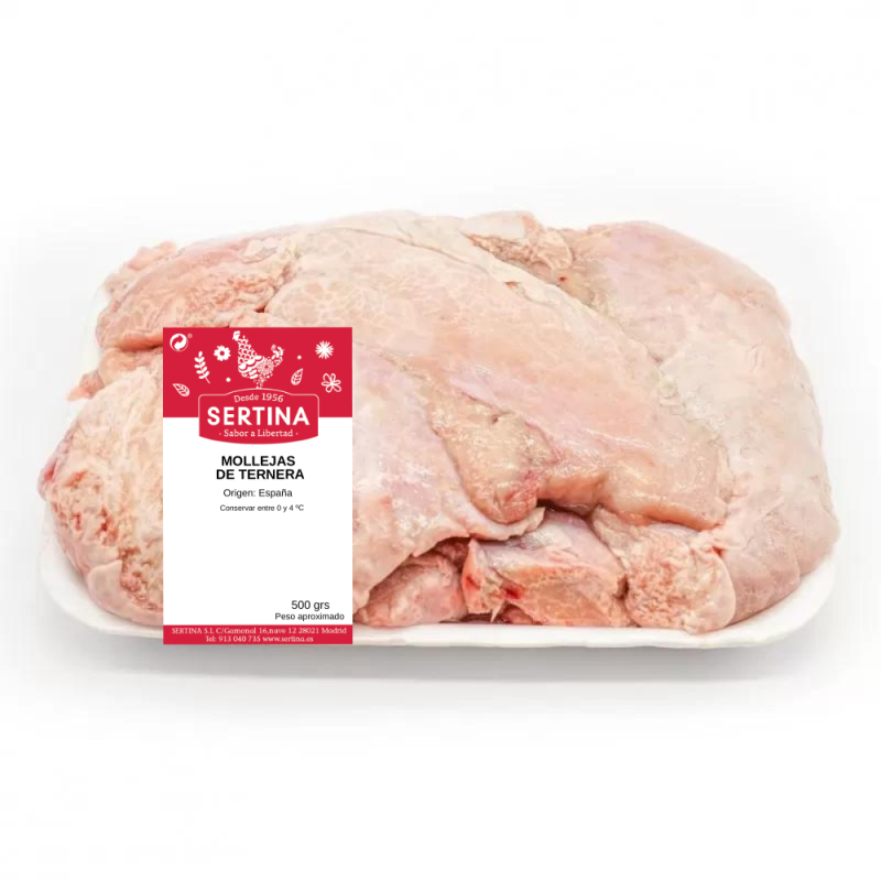 Mollejas de ternera limpias y enteras - (500 gramos)