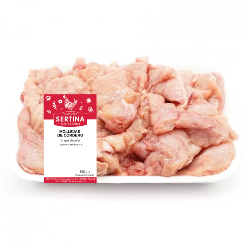 Mollejas de lechal (500 gramos aprox.)