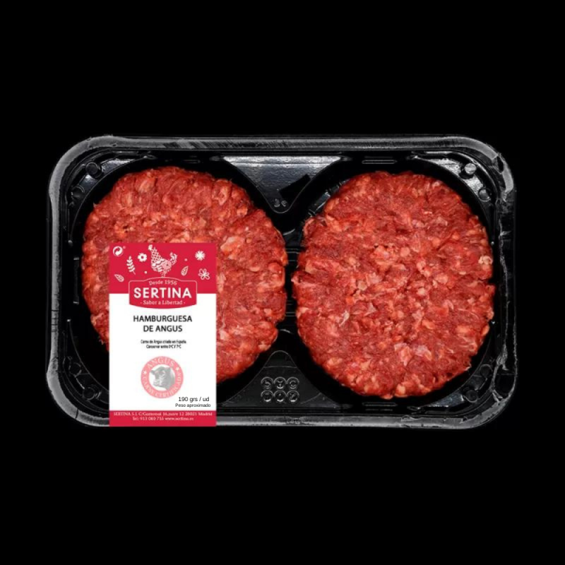 Comprar Hamburguesas de Angus 2 uds Online | SERTINA