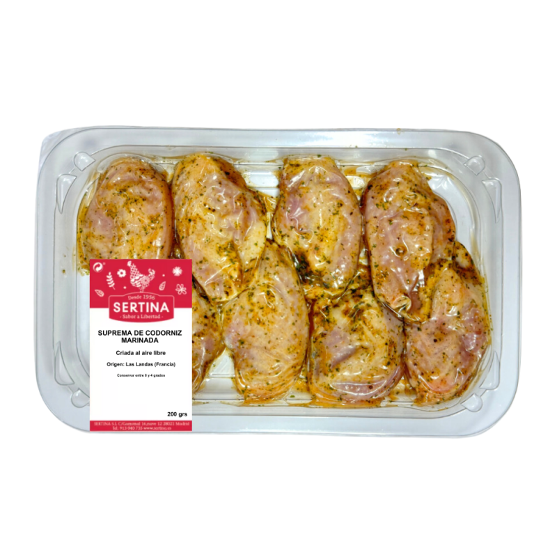 Suprema de Codorniz Marinada