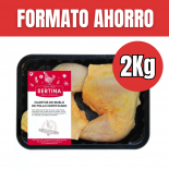 2 Kg-Cuartos de muslo de pollo certificado (Formato ahorro)