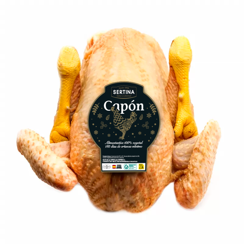 Capón de Navidad- Criado en libertad | SERTINA