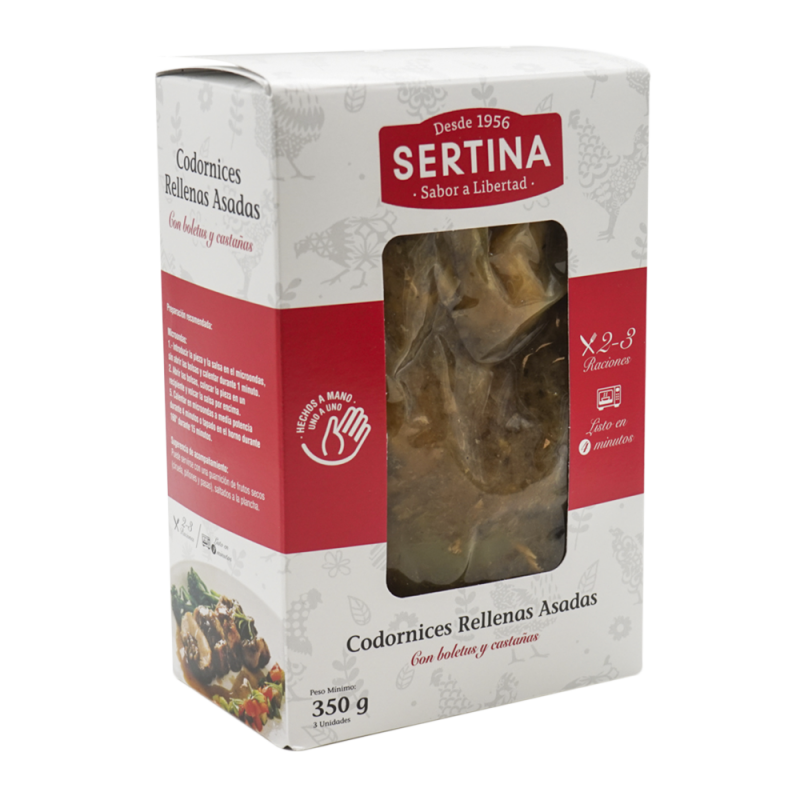 Comprar Codornices Rellenas Online l SERTINA
