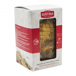 Comprar Suprema de Pollo rellena asada 750 g. Online l SERTINA