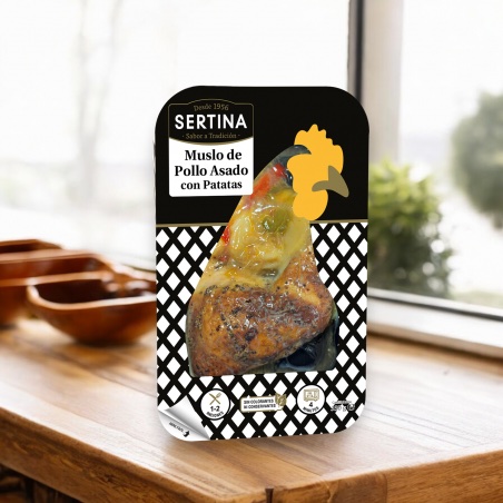 Muslo de Pollo Asado con Patatas. Calentar y Listo  l SERTINA