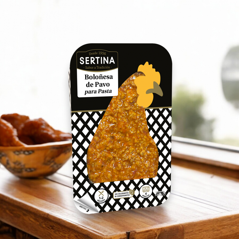 Salsa Boloñesa de Pavo para Pasta. Calentar y Listo  l SERTINA
