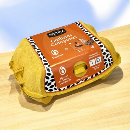 Comprar Huevos de gallinas en libertad Madrid l SERTINA