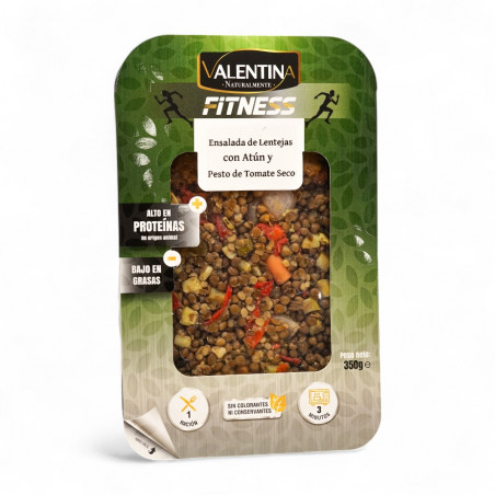 Ensalada de lentejas con atún, plato fitness | Sertina