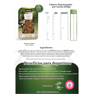 Ensalada de Lentejas con Atún y Pesto de Tomate Seco | Platos Fitness Saludables Valentina