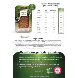 Pastel de Claras y Calabacín con Solomillo de Pollo | Platos Fitness Saludables Valentina