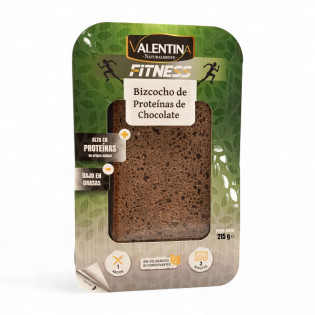 Bizcocho de Proteínas de Chocolate | Snack Fitness Saludable Valentina