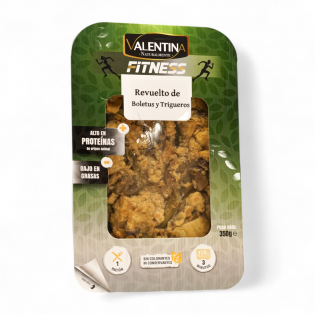 Revuelto de Boletus y Trigueros | Platos Fitness Saludables Valentina