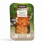 Hamburguesa de Pollo Fit con Espirales de Lenteja y Crema de Zanahoria | Valentina Fitness