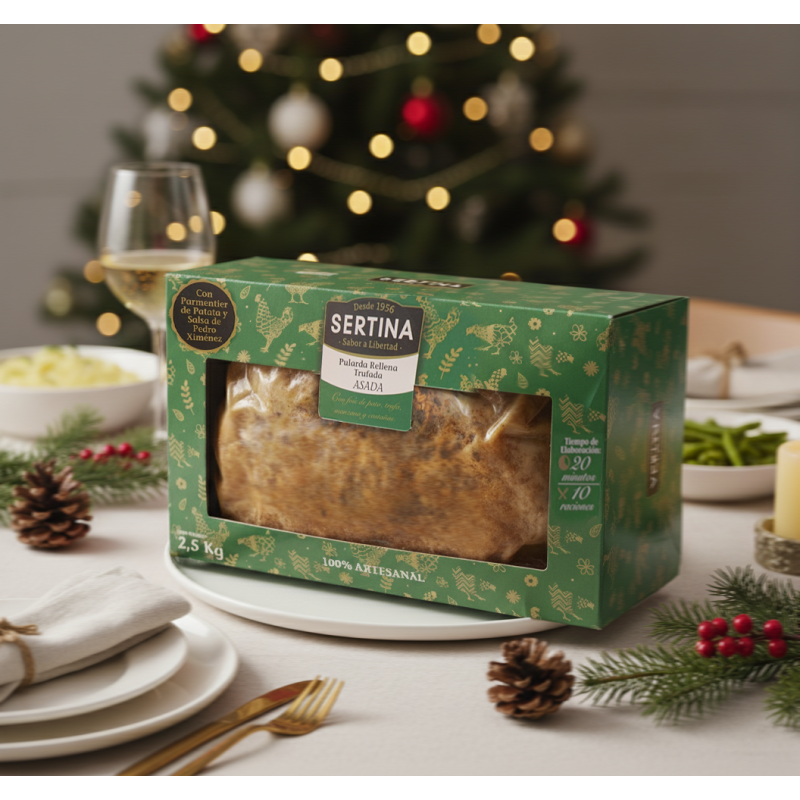 Pularda Rellena Asada - Criada en libertad | SERTINA