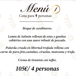 Menú de navidad Sertina| SERTINA