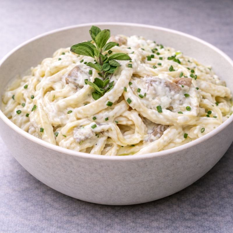 Tallarines carbonara