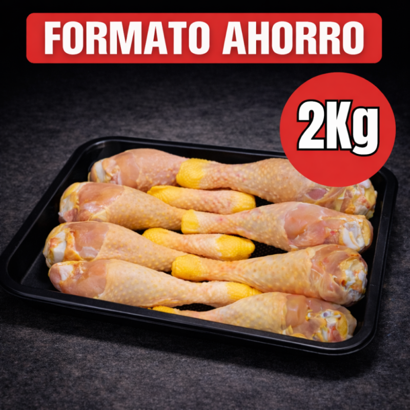 2 Kg- Jamoncitos de Pollo Certificado (Formato ahorro)