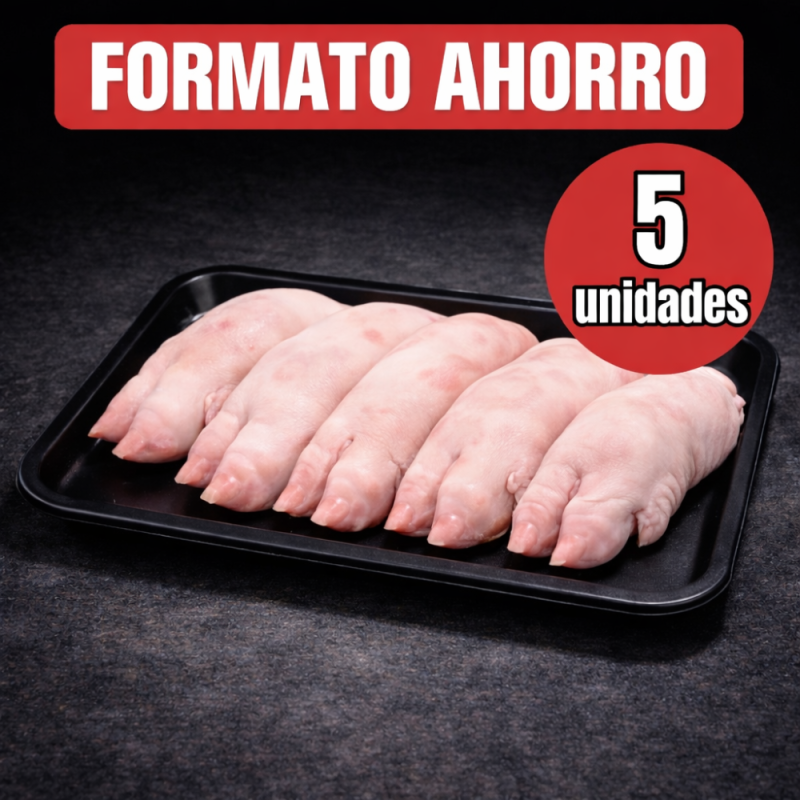 5 Uds-Manitas De Cerdo (Formato ahorro)