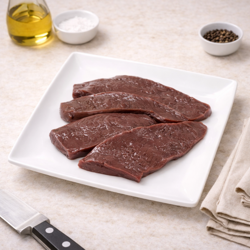 4 Filetes de hígado de ternera - (500 gramos aprox)